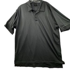 Dunning Golf‎ Mens Size XL Grey Short Sleeve Polo Shirt Active Performance